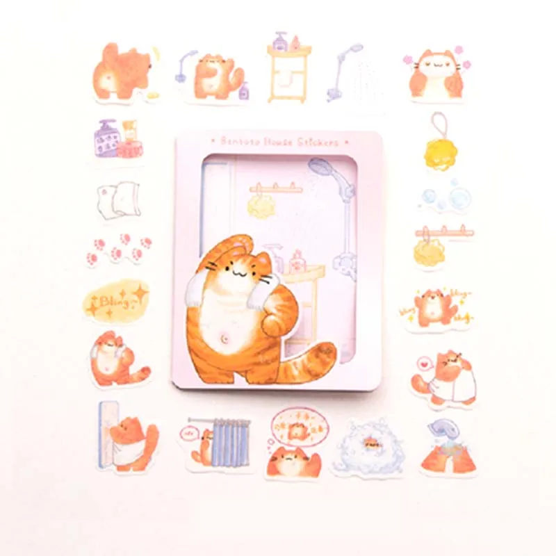 

Cartoon Unicorn Cat Dog Decoration Stationery Stickers Animal Scrapbooking DIY Diary Album Sticker Seals Label school supplies