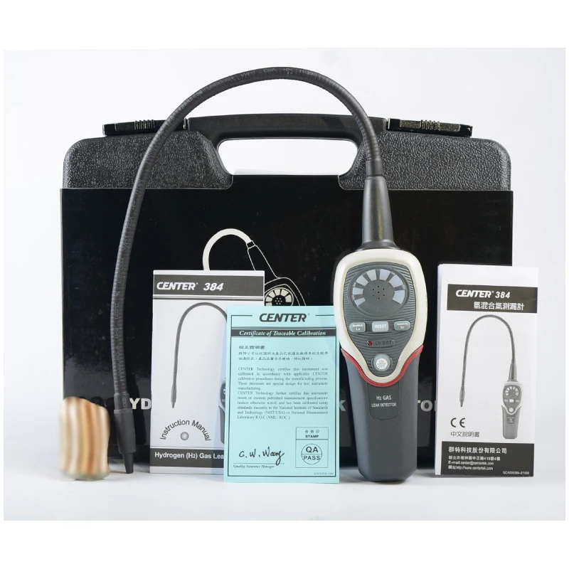 

CENTER-384 Track Gas Leak Detector mixture 5% Hydrogen (H2) + 95% Nitrogen (N)