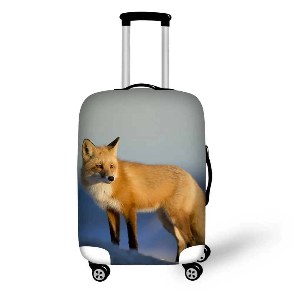 Us 15 36 30 Off 2017 Cute Fox Cover For Suitcase Bags Travel Luggage Accessories Men S Women Waterproof Protection Case In