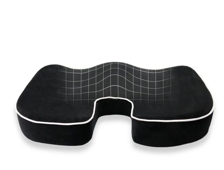 luxury home office memory foam seat cushion coccyx orthopedic soft tailbone chair car seat cushion U shaped seating cushions
