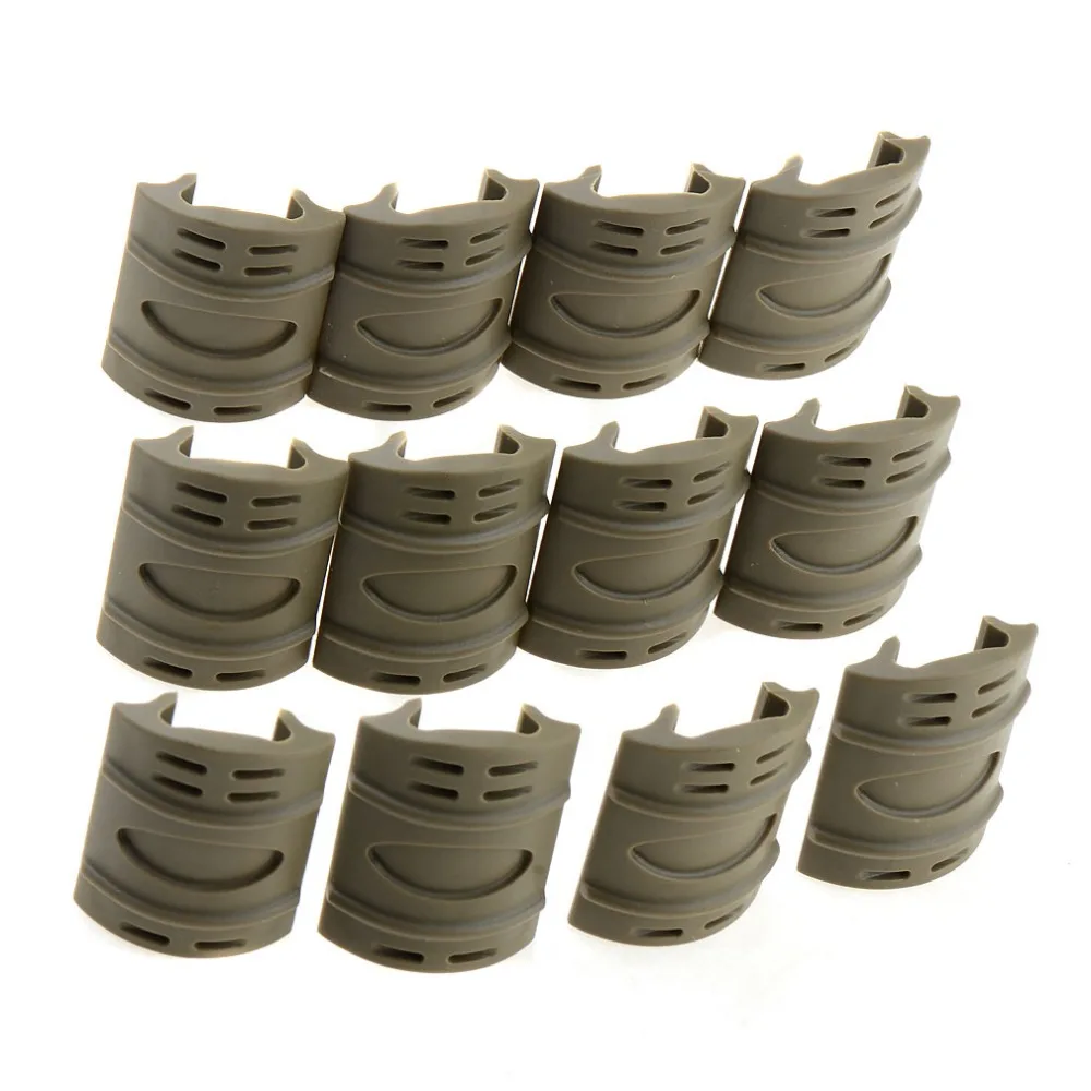 12 قطعة/الوحدة التكتيكية ويفر picatinny المطاط handguard رباعية السكك الحديدية يغطي حماية VEH30 p31