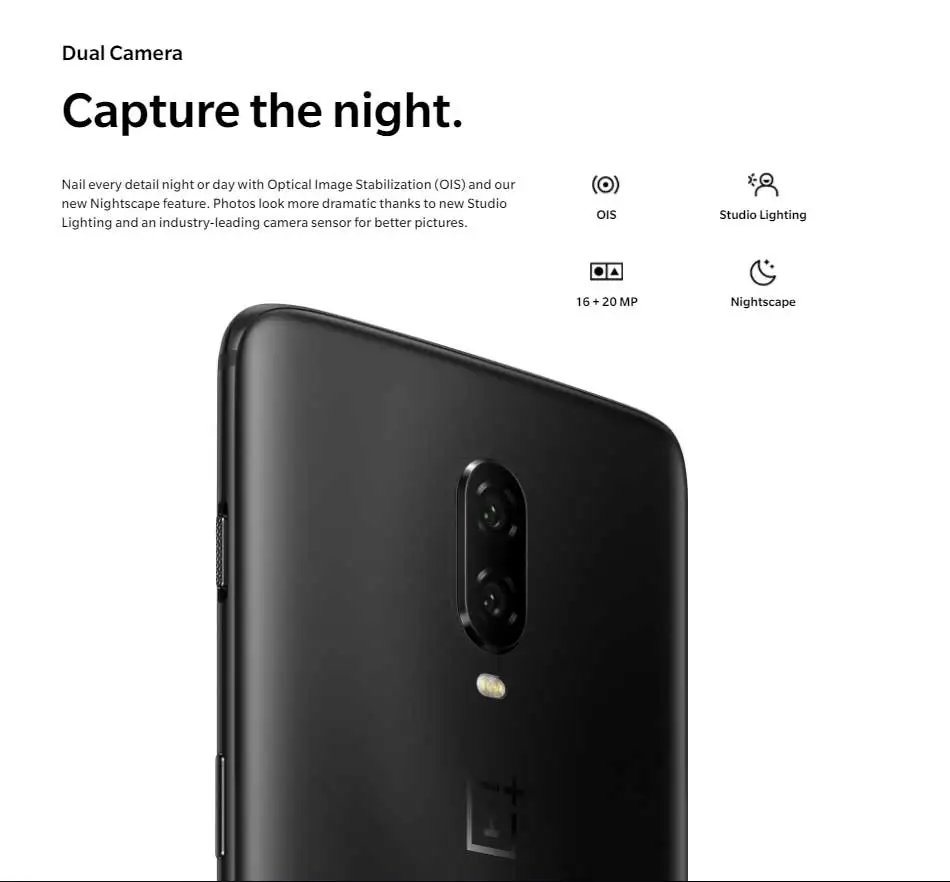 Глобальная прошивка Oneplus 6T 8 ГБ ОЗУ 128 Гб ПЗУ Snapdragon 845 мобильный телефон Двойная камера s 6,4" Двойная камера 20 Мп+ 16 МП разблокировка экрана