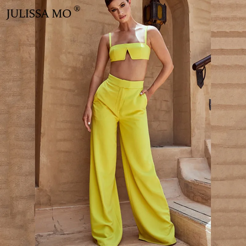 2 piece crop top jumpsuit