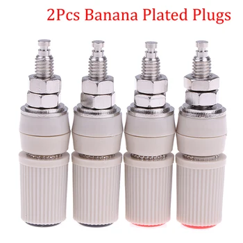 

Gold Plated Copper 0.16" Banana Male Plug Test DIY Solder Connector 30V-60V / MAX.24A M5 2pcs