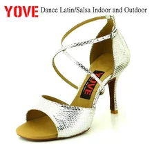 YOVE стиль w137-18 танцевальная обувь Бачата/Сальса Танцевальная обувь женская танцевальная обувь