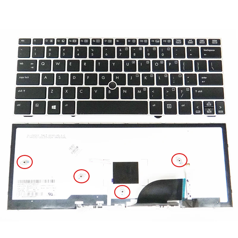 Бесплатная доставка новинка для HP Elitebook 2170P 2170 us с рамкой и подсветкой клавиатуры |