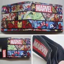 

Marvel Comics LOGO Hero collection wallets Purse 12cm Leather Man women New 004