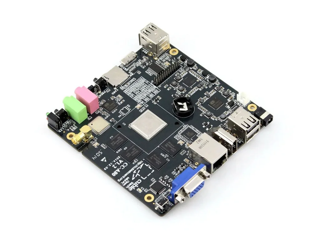 

Cubieboard 4 CC-A80 Development Board 8GB eMMC Flash DDR3 2GB Octa-Core High-quality Cubieboard A80 with 5V/4A Power Adapter