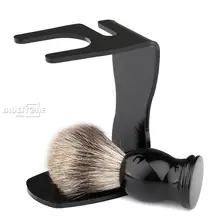 Мужская Подарочная щетка для бритья+ акриловая подставка держатель с бритвой рот подарок микс Барсук или набор