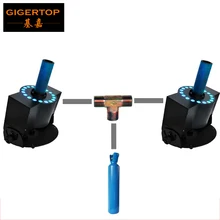 T латунные соединительные фитинги двухстороннее 18x3 w Led ткацкий станок совместно использует один Co2 бак диско низкая Температура охлаждающее устройство регулируемое струйное пистолет