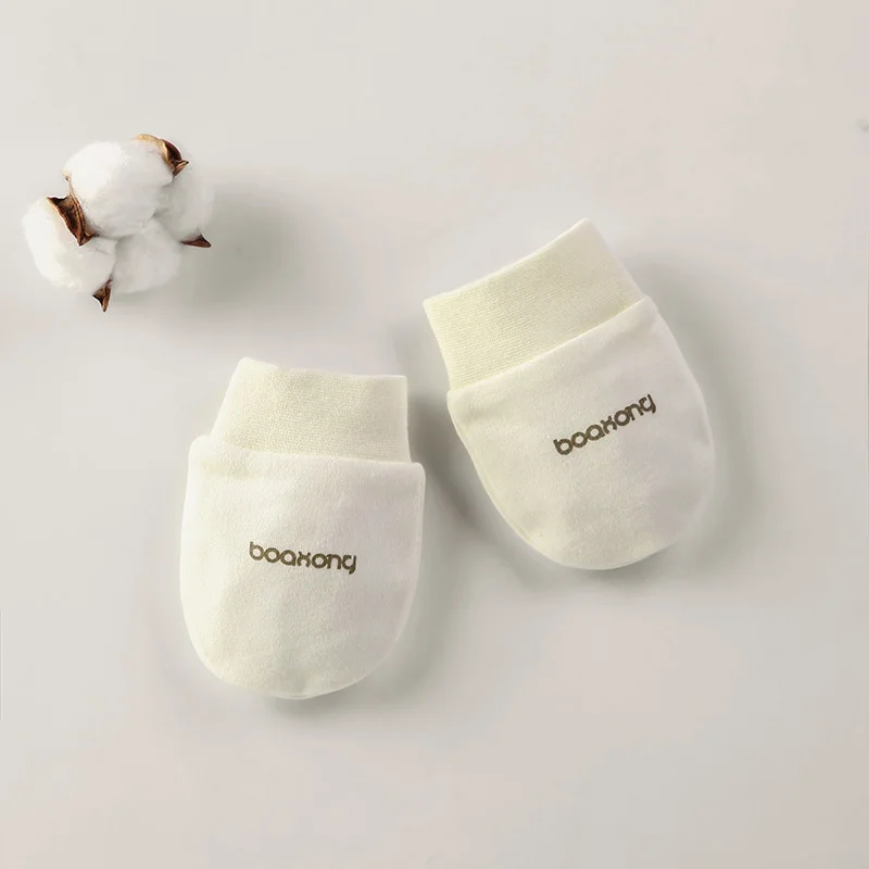 4 модели модные детские анти царапины перчатки защита на Кроватку Новорожденного лица Хлопок царапины варежки