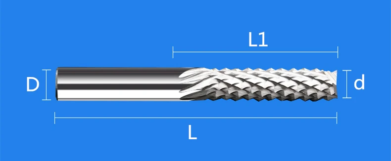 3,175 мм(1/8 '')* 0,5 мм, 20 шт./кор., CNC PCB бит, микро ПХД доска Концевая мельница, CNC машина кукуруза бит, плавное удаление чипа