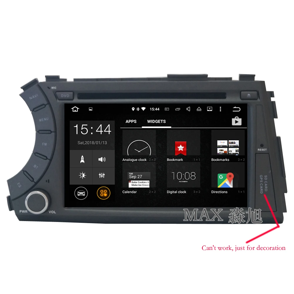 Perfect MAX Android GPS Navigation System Car DVD Player For Ssangyong Actyon Kyron Car Radio RDS Stereo BT WiFi SWC Free Map 1