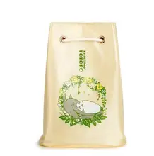 Bonito dos desenhos animados Totoro Mochila 2018 Nova Moda À Prova D’ Água Saco De Cordão mochilas para Mulheres Dos Homens de 43*20*32 CM