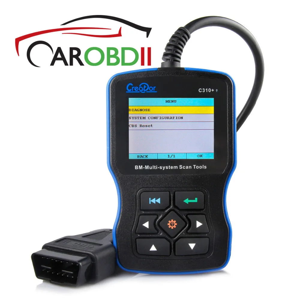 

Creator C310 Code Scanner for BMW/Mini Multi Scan Tool V8.0 Update Online OBD2 Scanner With Airbag/ ABS/ SRS