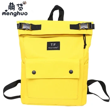 

MENGHUO Fashion Large Capacity Men Women Backpack Youth Korean Style Shoulder Bag Ladies School Student Rucksack Travel Mochila