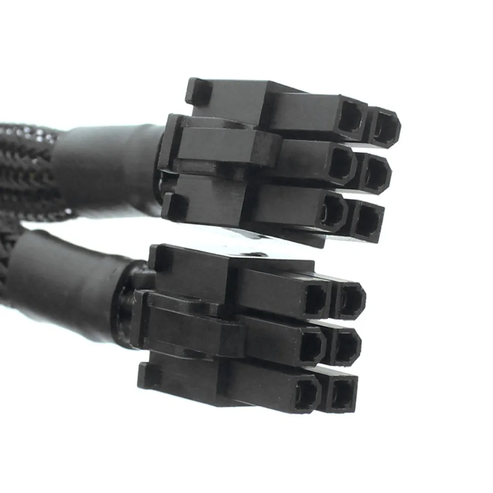 XT-XINTE Power Cable 1 to 2 Ports 8Pin to Dual 6Pin Cables Video Graphic Card CPU Cable 18AWG Wire 20cm for Miner BTC Mining