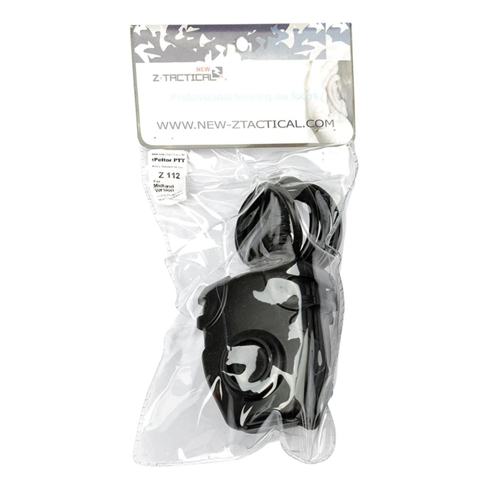 Airsoft Militar zPeltor PTT Versão Padrão Militar