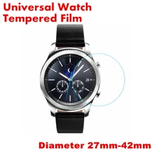 Vidrio Templado Universal para reloj redondo película protectora para pantalla de reloj inteligente diámetro del Protector 27mm 30mm 32mm 34mm 36mm