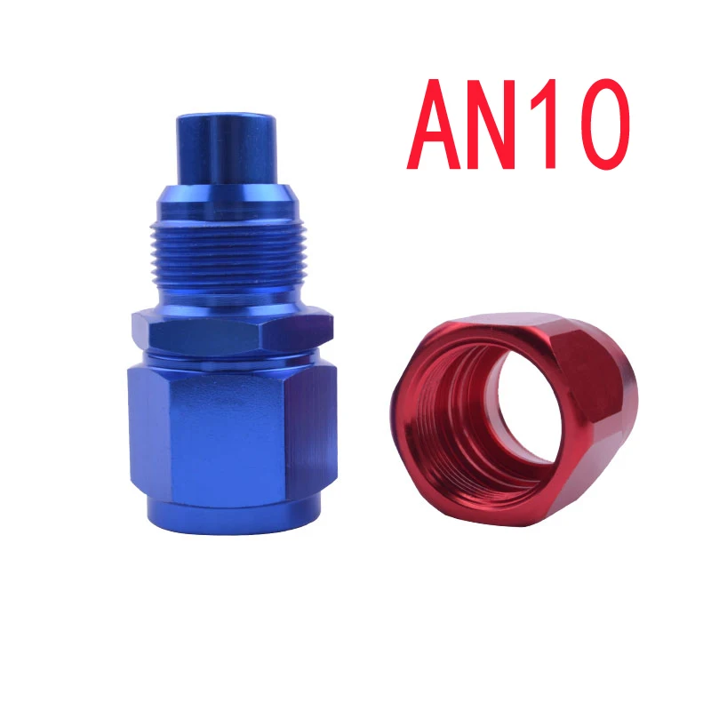 AN 10 10 AN Aluminum Straight Enforced Oil / Fuel Fitting Adapter 0