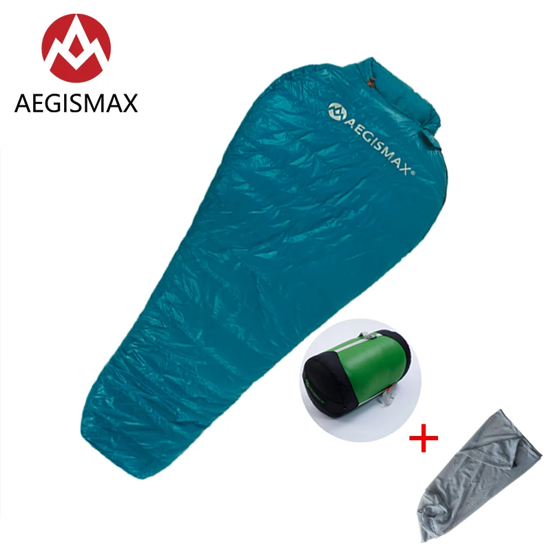 

AEGISMAX New Upgrade Nano2 Outdoor Camping Ultralight Mummy Goose Down Sleeping Bag Fully Lining Structure Strengthen Warmth