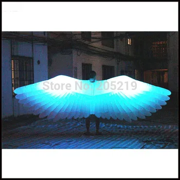 

Free shipment length 4m human inflatable angel wings for event