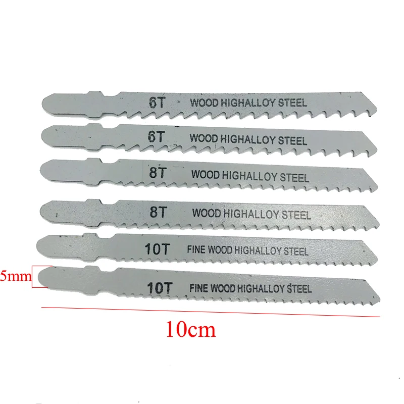 14 шт Ассорти т-хвостовик набор лезвий для лобзика набор металлических стальных лезвий для пластикового деревообрабатывающего инструмента Высокое качество