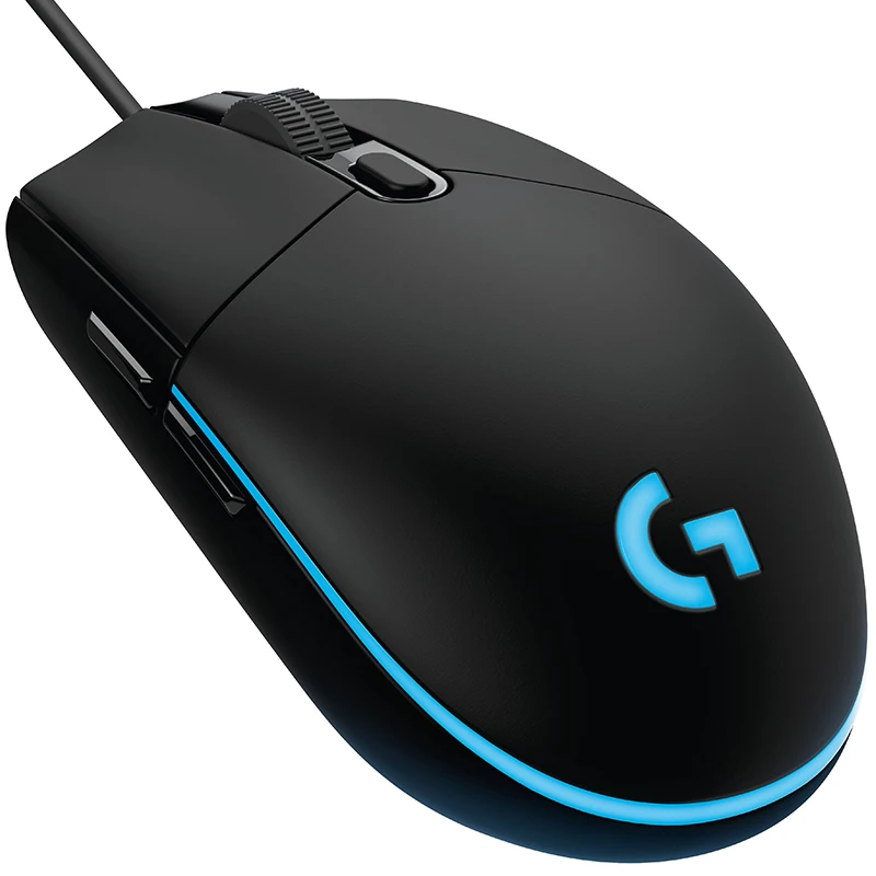 Игровая мышь logitech G102 PRODIGY 6000 dpi, RGB светильник, цветной светодиодный, настраиваемый, для геймеров, компьютерных игр