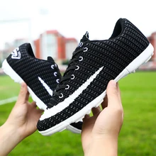 Новые искусственные травы детские футбольные кроссовки для газона Брендовые мужские синие ботинки удобная молодежная обувь для мальчиков футбольные бутсы для использования в помещении для мужчин