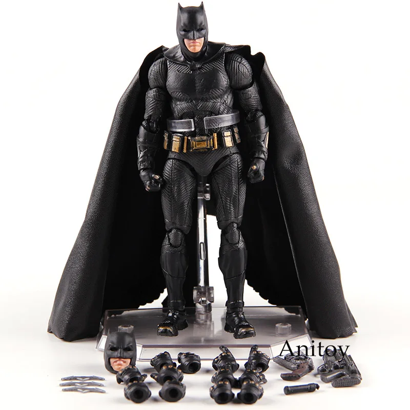 Игрушка MEDICOM MAFEX Бэтмен "Лига правосудия" Статуя Фигурка героя № 056 из ПВХ, Коллекционная модель, игрушка