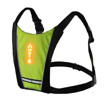 

Reflective Safety Vest Cycling Waterproof 48 LED Turn Signal Vest Outdoor Running / Night Walking / Cycling Vest Coat