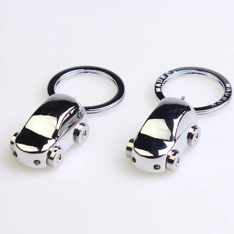 Car Key Ring Zinc Alloy Metal Small Car Model Key Ring Creative Gift