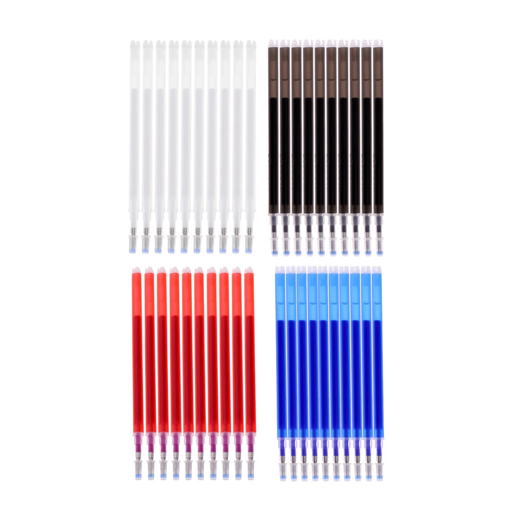 40 Pieces High Temperature Disappeared Refill Pen Disappear Pen For DIY Sewing Ironing