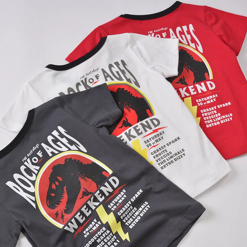 2019 summer kids t shirts girls tops boys tops dinosaur kids t shirts ins hot children tops tees kids christmas shirt