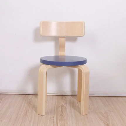 Asamblea de respaldo Silla de comedor de madera maciza montaje pequeño