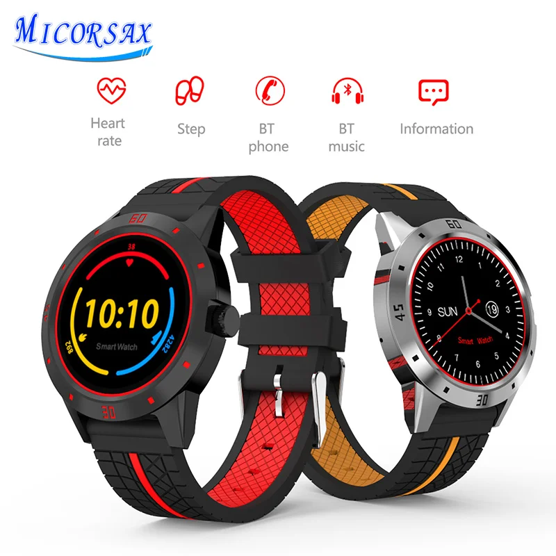 

MICORSAX Multi-dial Heart Rate Smart Watch Fitness Tracker Activity Pedometer Calling Hands-free Calls Bracelet for ios androi