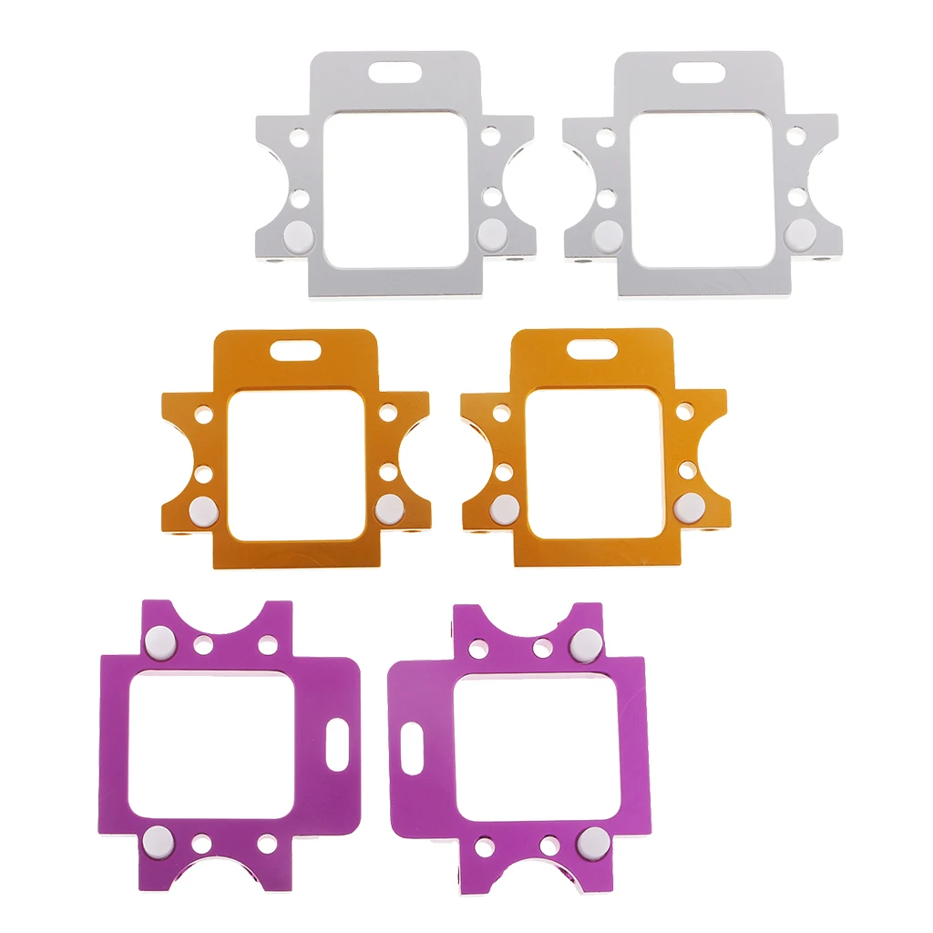 Aluminum Rear Gear Box Mount 2PC for HSP 94103 94123 94111 94107 94108 94170 RC Car Upgrade Parts