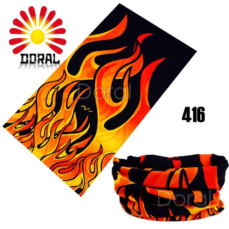 Fashion Style Motorcycle Hijab Fish Bandana Ski Sport Headwear Scarf Seamless Unisex Mask Cap For Men