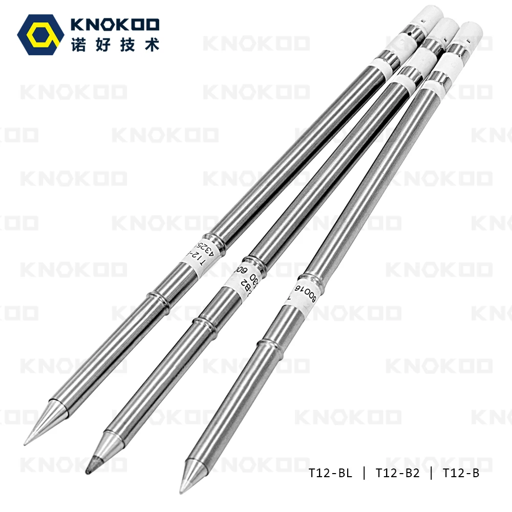 KNOKOO без свинца Замена припой железа советы T12-B T12-BL T12-B2 для FX951/FX 952 паяльной