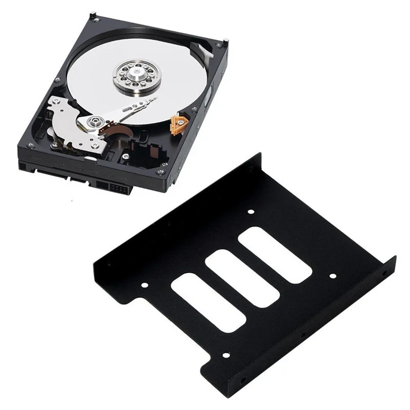2," до 3,5" SSD HDD металлический адаптер Монтажный кронштейн держатель жесткого диска для ПК