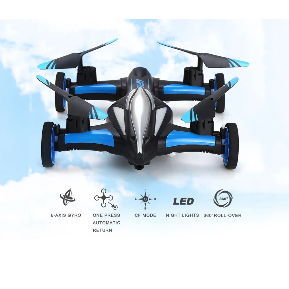 

Original JJRC H23 2.4G 4CH 6-Axis Gyro Air-Ground Flying Car RC Drone RTF Quadcopter With 3D Flip One-Key Return Headless Mode