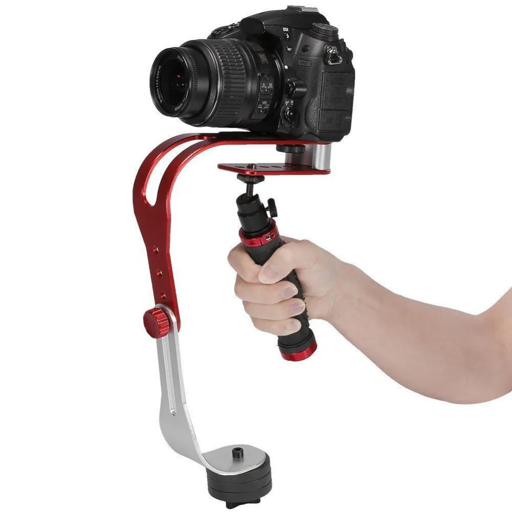 DIGITALFOTO DF02 DSLR Ручной Стабилизатор камеры мини видео стедикам для Gopro экшн видеокамера смартфон 1,5 кг вес медведь