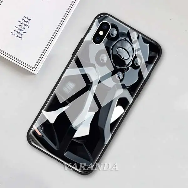 Чехол из закаленного стекла для iPhone 7, 8 Plus, 6, 6s Plus, XS MAX, X, XR, автоспорт, AMG, покрышка, стекло, чехол для телефона - Цвет: 07