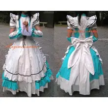 Free Shipping Sexy Sissy Maid Pvc Lockable Dress Uniform Cosplay Costume Tailor-made