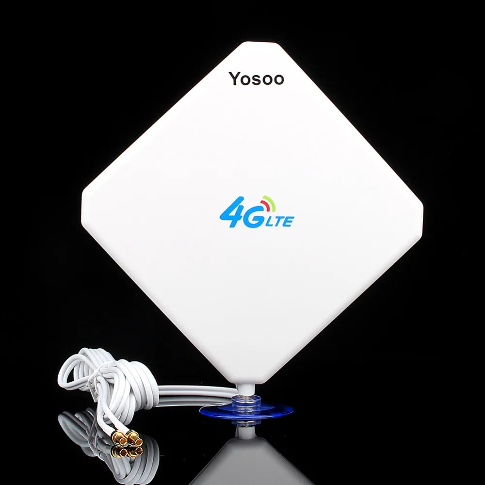 1Pcs White 35dbi TS9 3G 4G LTE For HUAWEI External Antenna with Foot Free Shipping High Quality Cell Phone Signal Extender | Игрушки и