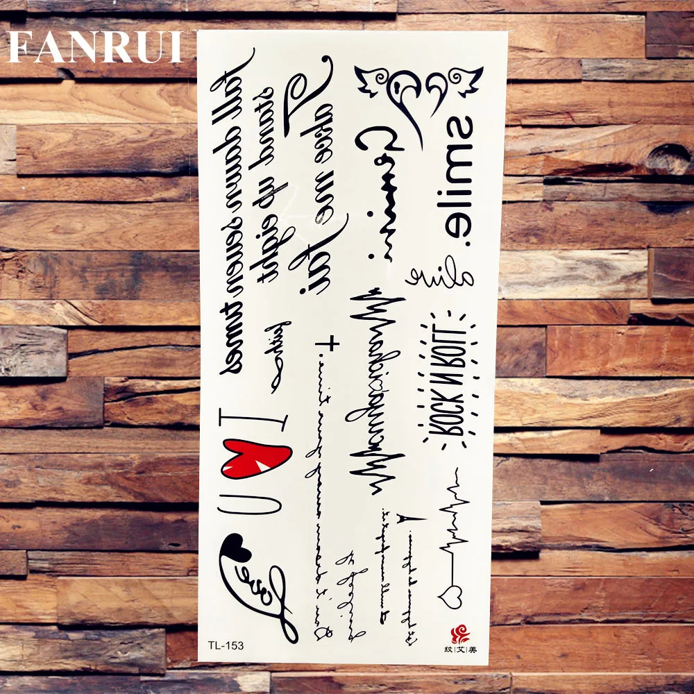 Вдохновленные надписями и цитатами временная татуировка для детей