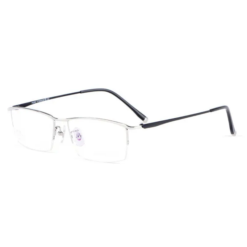 Marcos de gafas de titanio de marca montura de gafas para hombres y mujeres 2018 gafas ópticas de miopía de ordenador Retro oculos de grau lunette de vue - 5