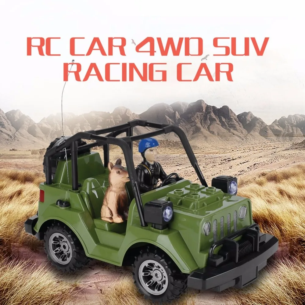 

1:16 4CH High Speed RC Cool Cars 4WD SUV Racing Car Remote Control Truck Off-Road Buggy Toys with Lights/Music for Children Boys