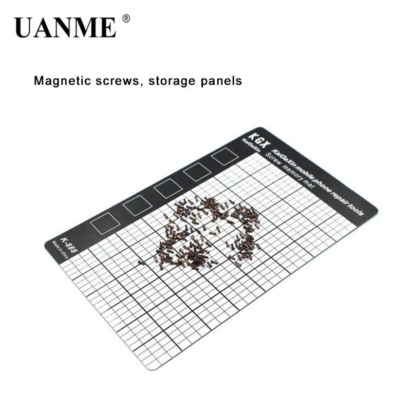 UANME 145x90 мм 1 шт. винт памяти коврик тонкий Мини Диаграмма рабочий коврик Инструменты для ремонта мобильных телефонов