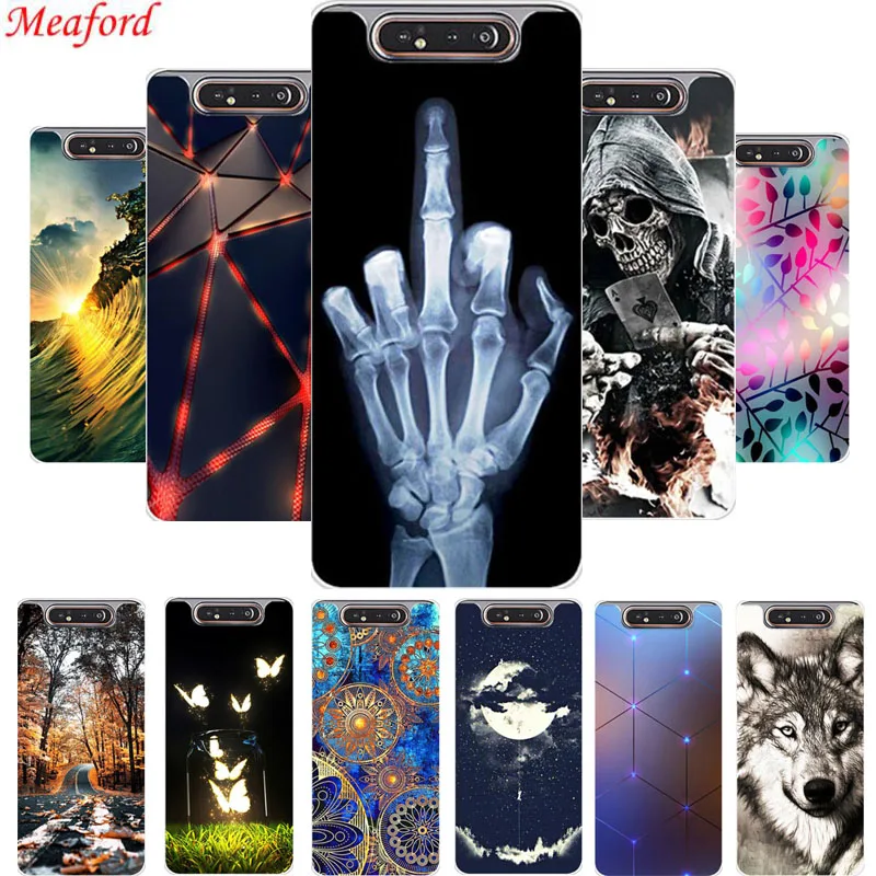 

6.7" Cover For Samsung Galaxy A80 Case Silicone Soft TPU Phone Case For Samsung Galaxy A80 2019 Case A 80 A805F Back Capas Funda